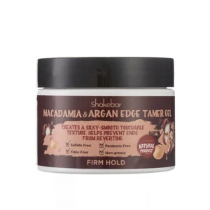 Firm Hold Edge Tamer Gel, Multi-botanicals, Designed for Curly to Coily Hair, Smooth Edges for a Perfect 24-hour Look